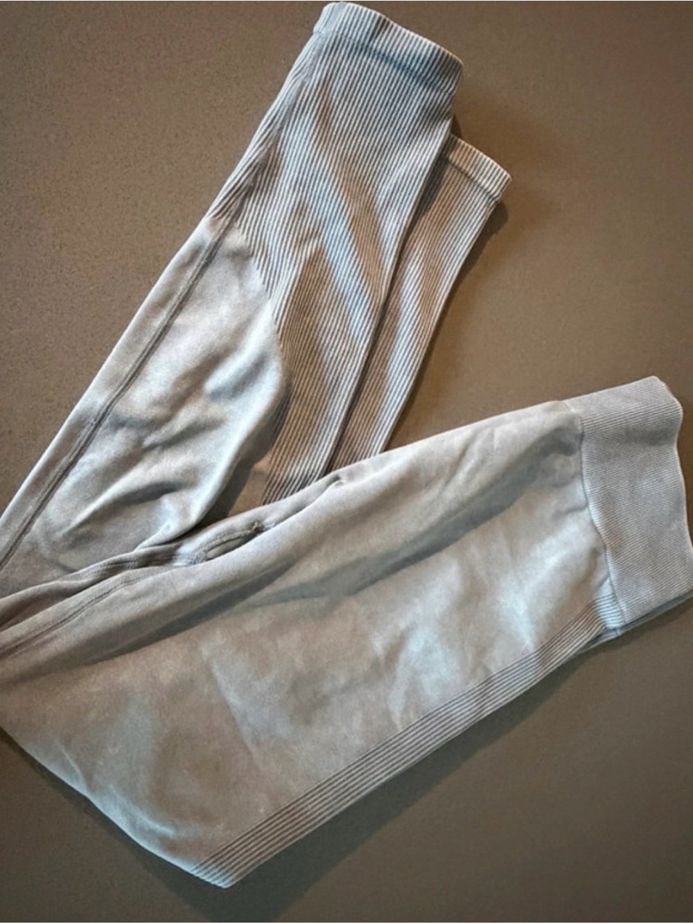 Light blue Ribbed pants
